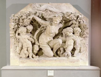 Triomphe de Flore, relief de la façade du pavillon de Flore du palais du Louvre, 1866